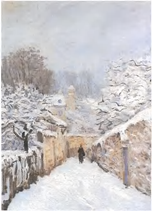 Arte - Gli impressionisti e la neve; la Francia e l’Europa