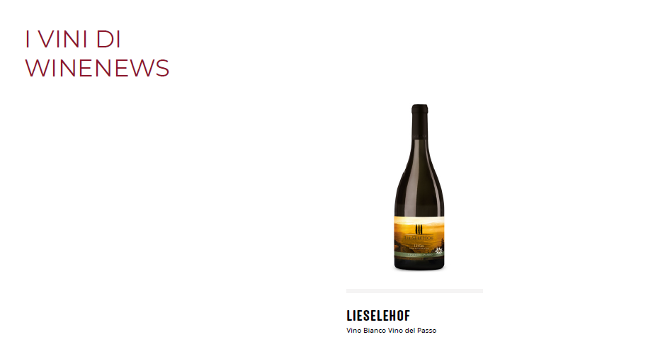 Lieselehof -  Vino Bianco Vino del Passo
